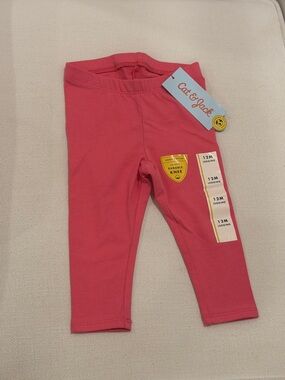 Cat & Jack Dark Pink Baby Leggings